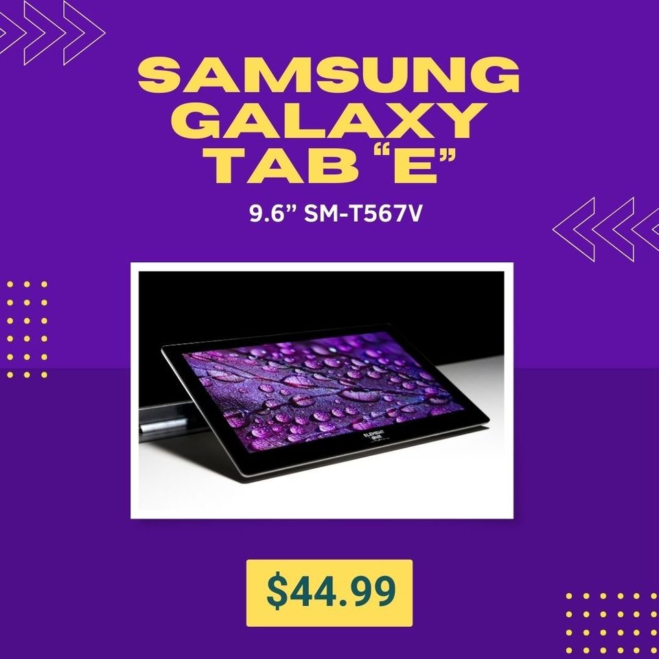 Samsung Galaxy Tab E 9.6 SM-T567V - Used - Good