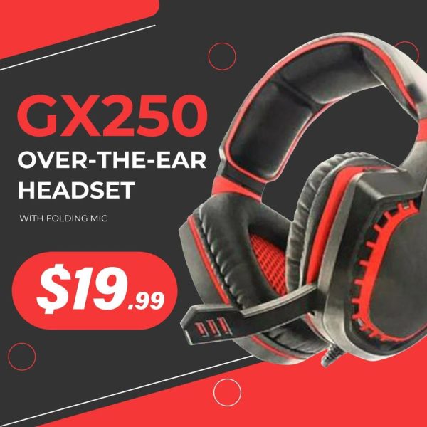 New GX250 Over-The-Ear HEADSET